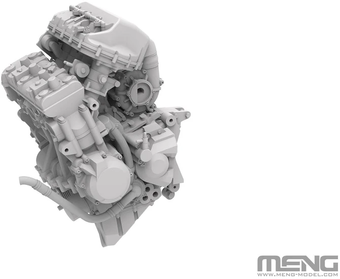 Meng Model Kawasaki Ninja H2R 2018 surenkamas motociklo modelis Meng 1/9 MT-011