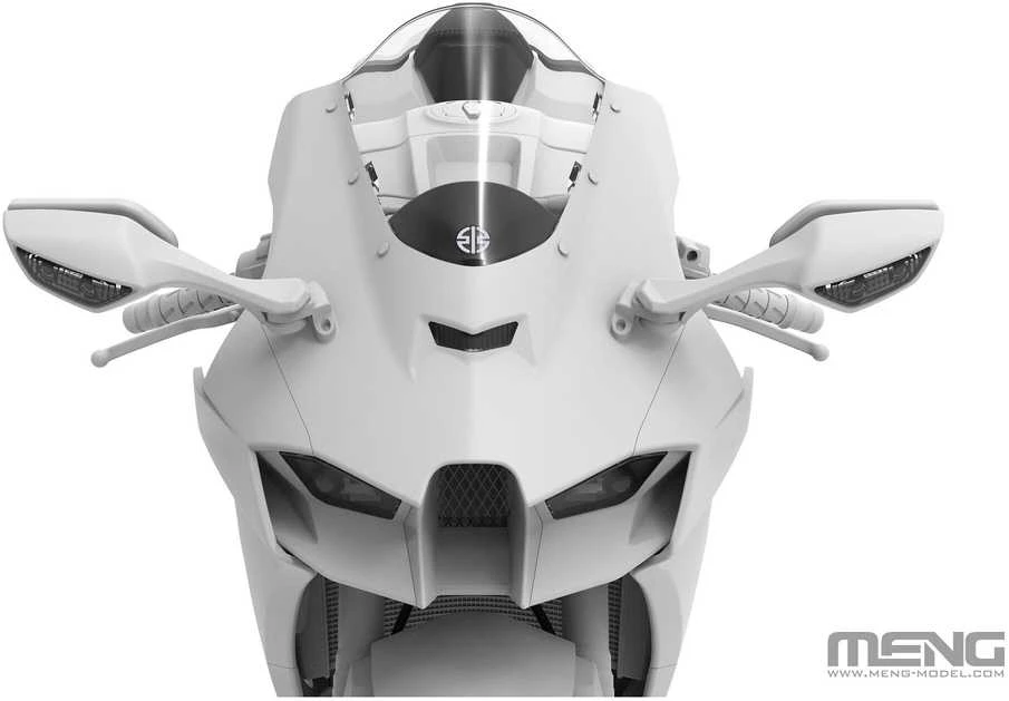 Meng Model Kawasaki Ninja ZX-10RR plastikinis motociklo modelis 1/9, surenkamas