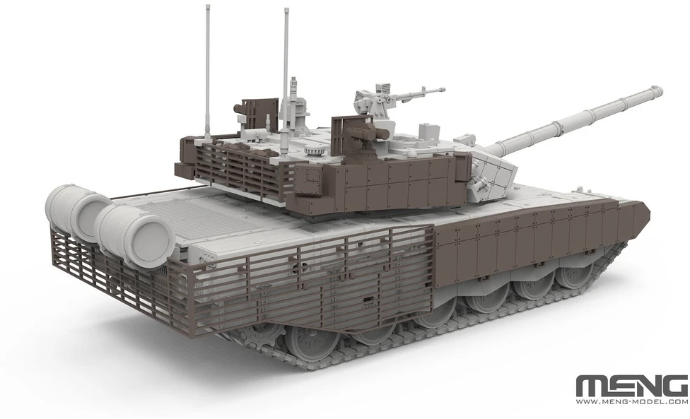 Meng Model Kinijos tankas ZTZ99B su papildomais šarvais ir GL6 sistema Meng 1/72 72-013S