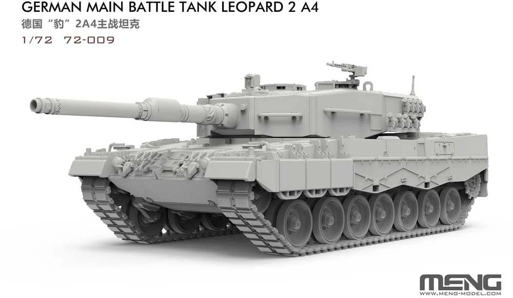 Meng Model Leopard 2 A4 vokiško tanko plastikinis modelis 1/72 Meng