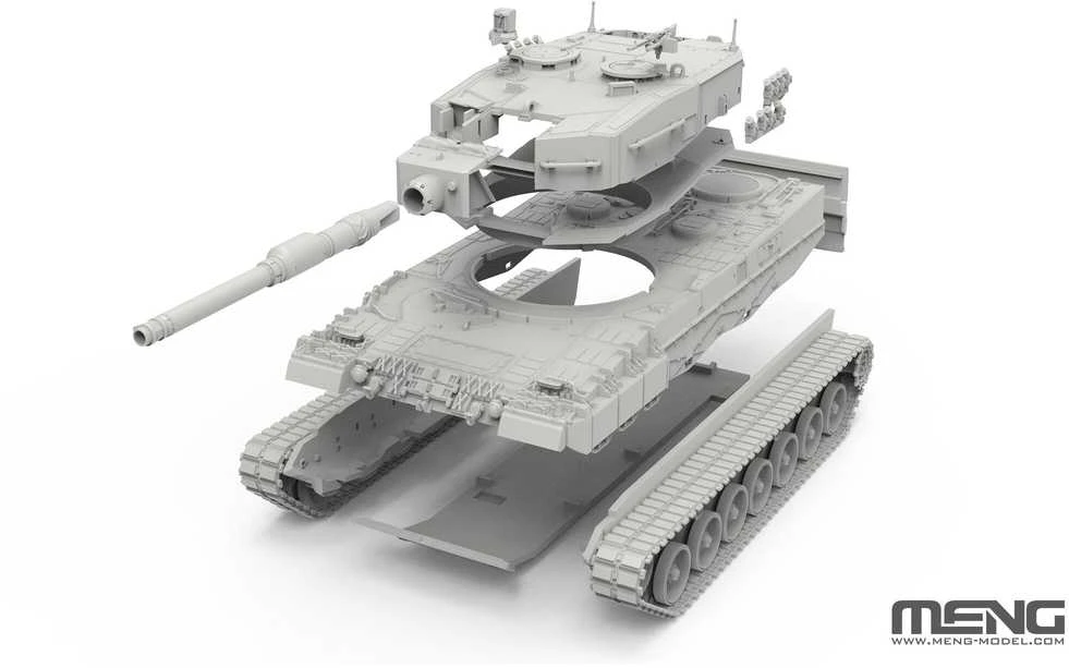 Meng Model Leopard 2 A4 vokiško tanko plastikinis modelis 1/72 Meng