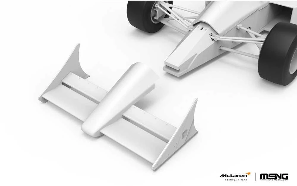 Meng Model McLaren MP4/4 1988 F1 bolidas, plastikinis modelis 1/24