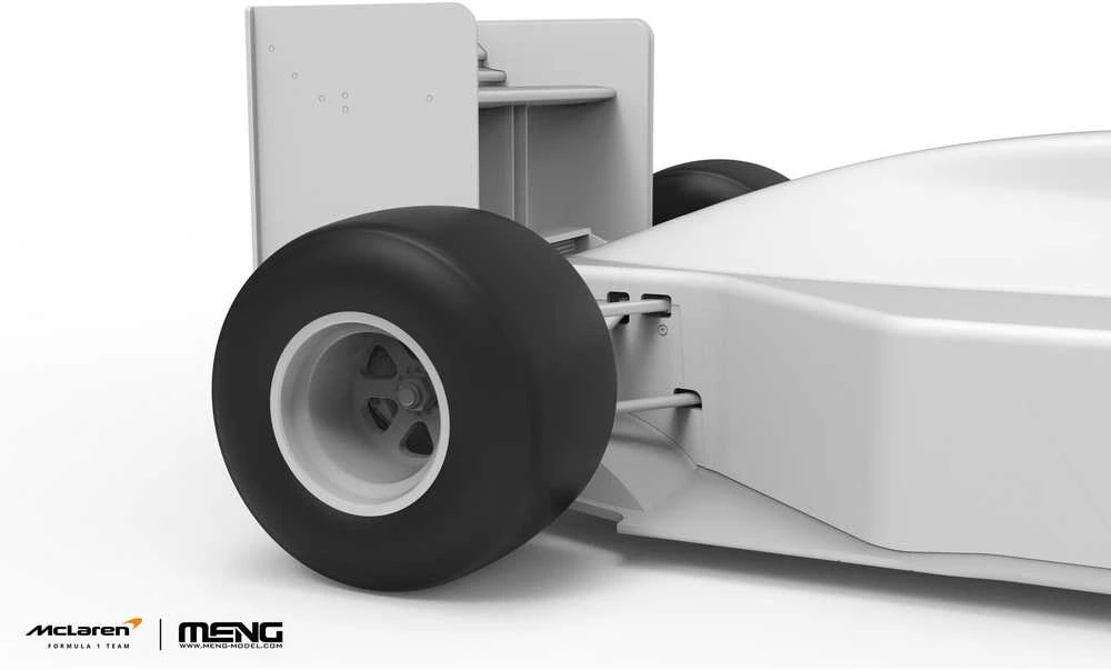 Meng Model McLaren MP4/4 1988 F1 bolidas, plastikinis modelis 1/24