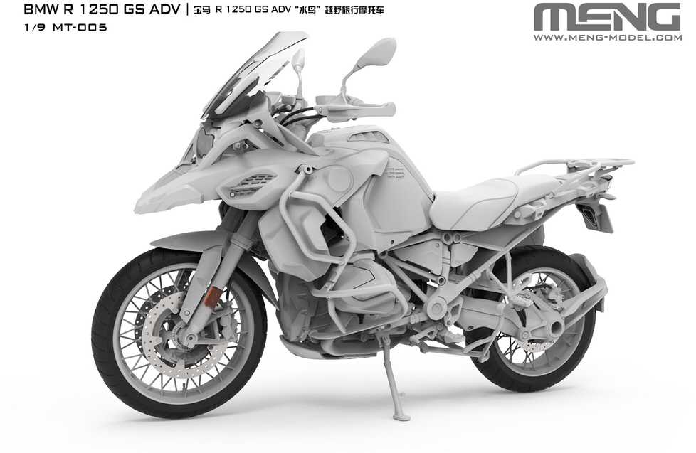 Meng Model Meng BMW R 1250 GS ADV 1/9 plastikinis surenkamas motociklo modelis