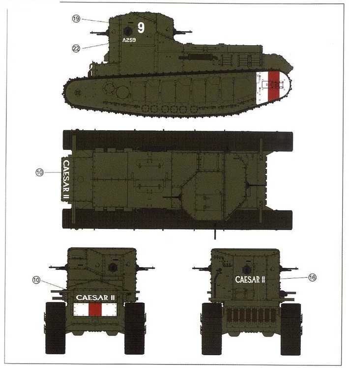 Meng Model Meng britų vidutinis tankas Mk.A Whippet 1/35 plastikinis modelis