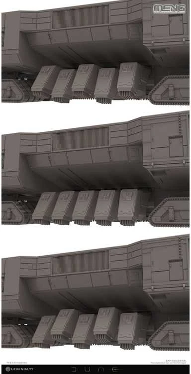 Meng Model Meng Dune prieskonių kombainas, plastikinis modelis 200×133 mm SS-020