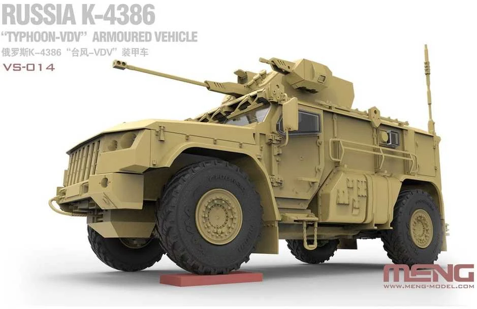 Meng Model Meng K-4386 Typhoon-VDV šarvuotas automobilis 1/35 surinkimo rinkinys