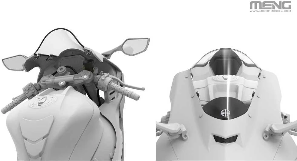 Meng Model Meng Kawasaki Ninja ZX-10R 1/9 plastikinis surenkamas modelis