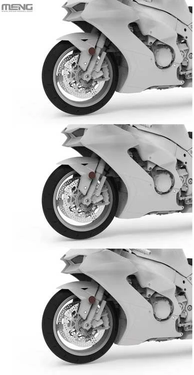 Meng Model Meng Kawasaki Ninja ZX-10R 1/9 plastikinis surenkamas modelis