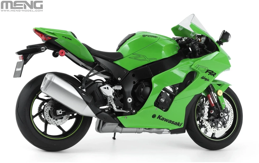 Meng Model Meng Kawasaki Ninja ZX-10RR spalvotas motociklo modelis 1/9 MT-008S