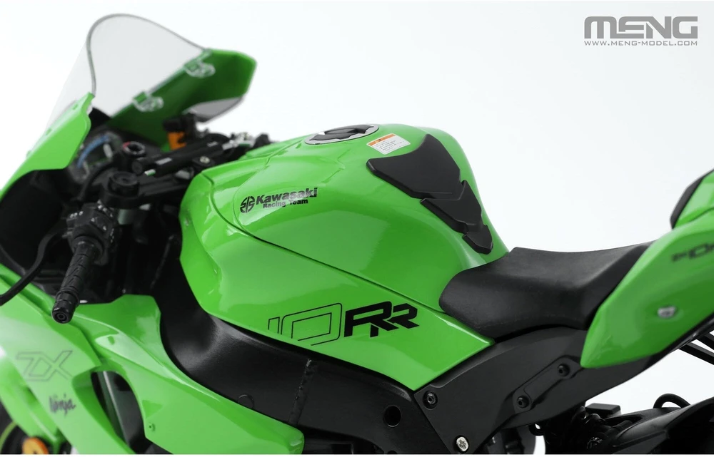 Meng Model Meng Kawasaki Ninja ZX-10RR spalvotas motociklo modelis 1/9 MT-008S
