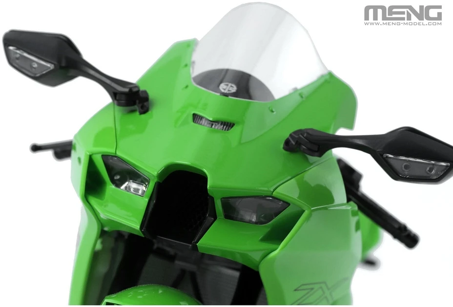 Meng Model Meng Kawasaki Ninja ZX-10RR spalvotas motociklo modelis 1/9 MT-008S