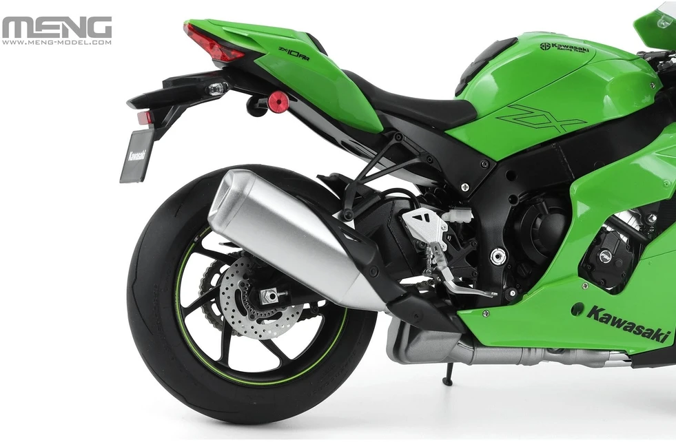 Meng Model Meng Kawasaki Ninja ZX-10RR spalvotas motociklo modelis 1/9 MT-008S
