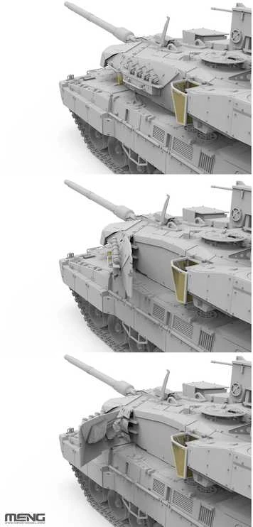 Meng Model Meng Leopard 2 A8 vokiečių tankas 1/35 plastikinis modelis