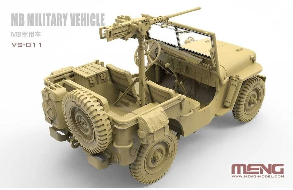 Meng Model Meng MB karinis automobilis 1/35 plastikinis modelio rinkinys VS-011
