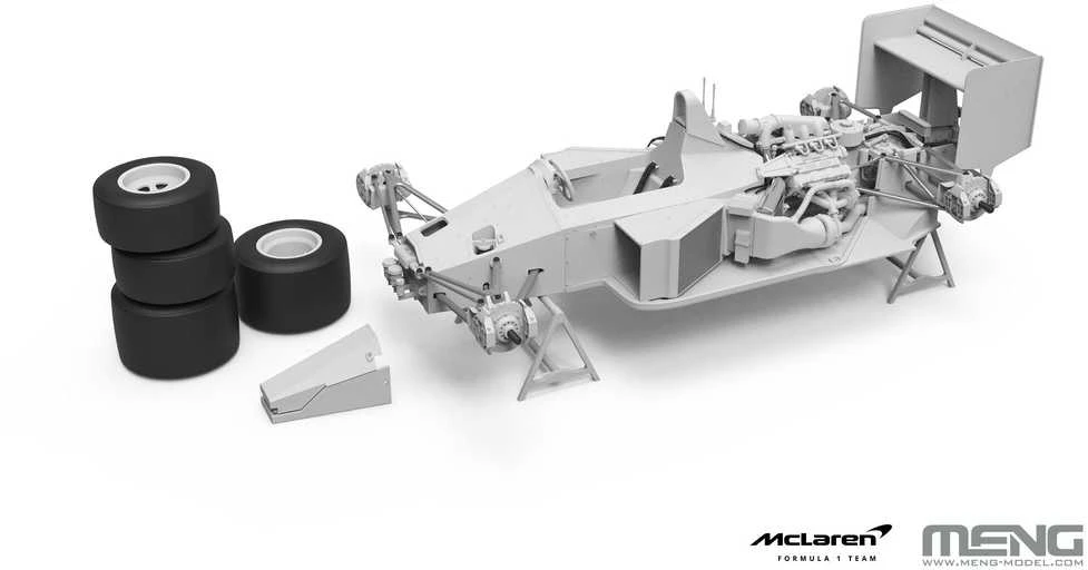 Meng Model Meng McLaren MP4/4 1988 F1 1/12 plastikinis modelio rinkinys RS-004