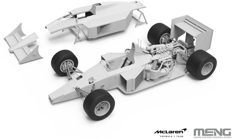 Meng Model Meng McLaren MP4/4 1988 F1 1/12 plastikinis modelio rinkinys RS-004