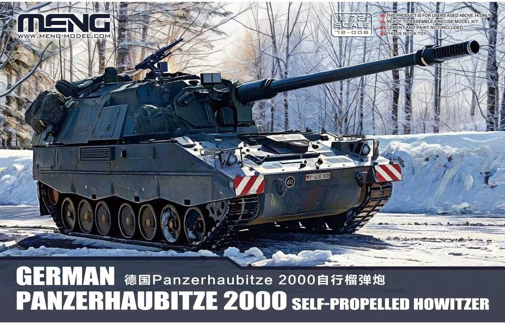 Meng Model Meng Panzerhaubitze 2000 1/72 – savaeigės haubicos plastikinis modelis