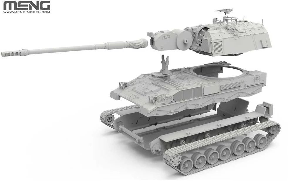 Meng Model Meng Panzerhaubitze 2000 1/72 – savaeigės haubicos plastikinis modelis