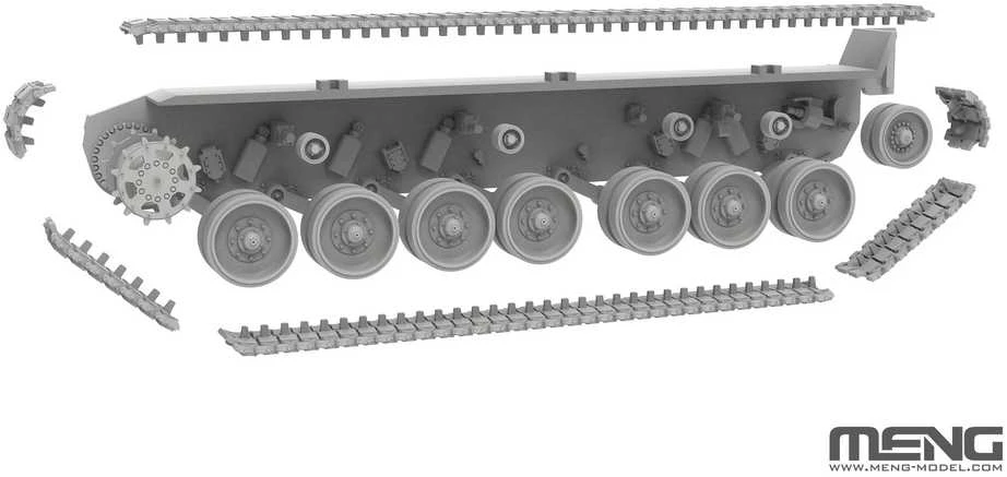 Meng Model Meng Panzerhaubitze 2000 1/72 – savaeigės haubicos plastikinis modelis