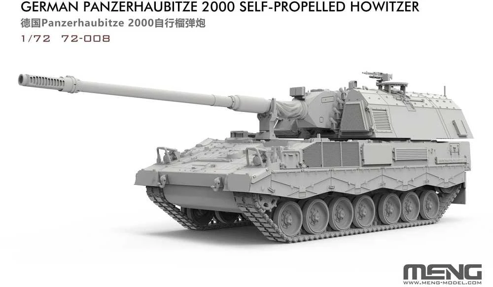 Meng Model Meng Panzerhaubitze 2000 1/72 – savaeigės haubicos plastikinis modelis