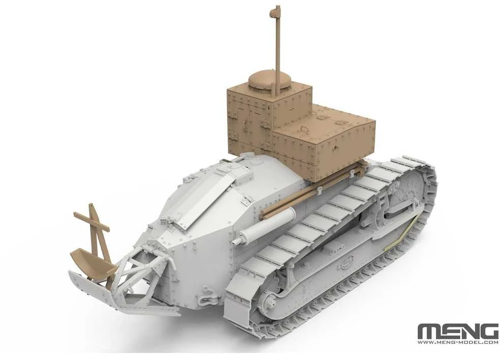 Meng Model Meng SS-021 Prancūzų Renault FT-17 TSF radijo tankas, 1/35