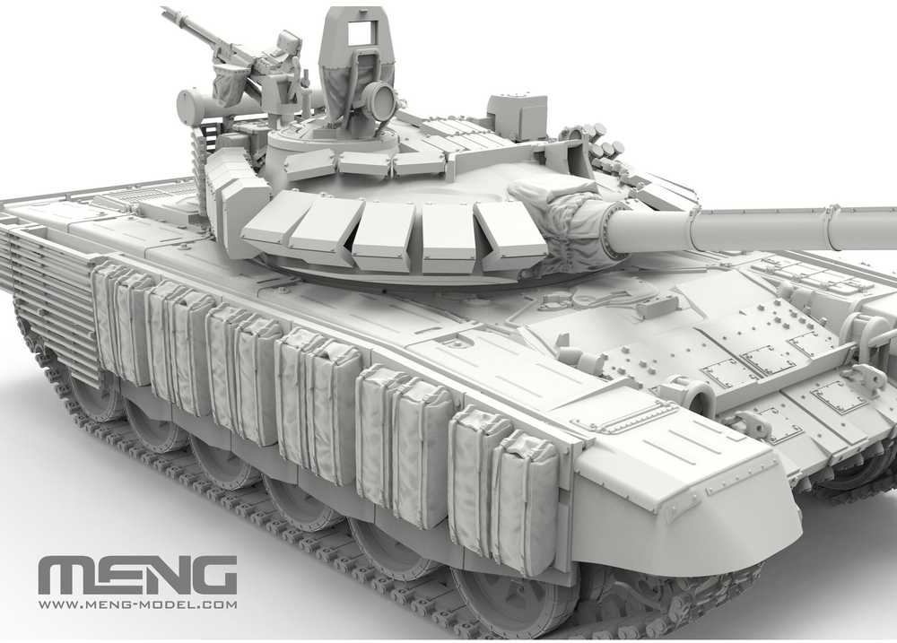 Meng Model Meng T-72B3M rusų pagrindinis kovos tankas 1/72 surenkamas modelis