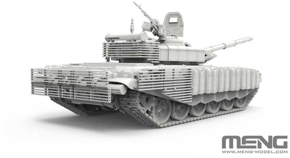 Meng Model Meng T-72B3M rusų pagrindinis kovos tankas 1/72 surenkamas modelis