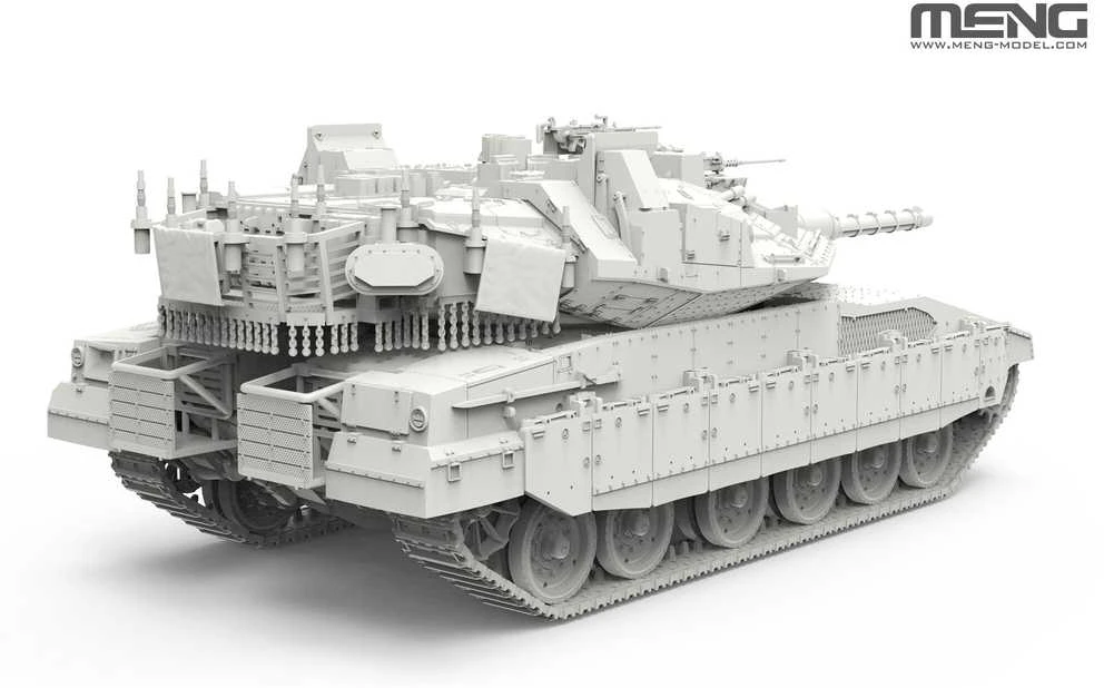 Meng Model Meng tankas Merkava Mk.4M su Trophy APS 1/72 plastikinis rinkinys