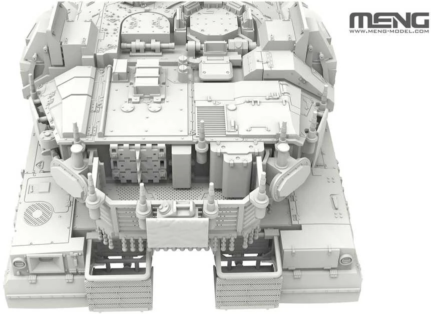 Meng Model Meng tankas Merkava Mk.4M su Trophy APS 1/72 plastikinis rinkinys