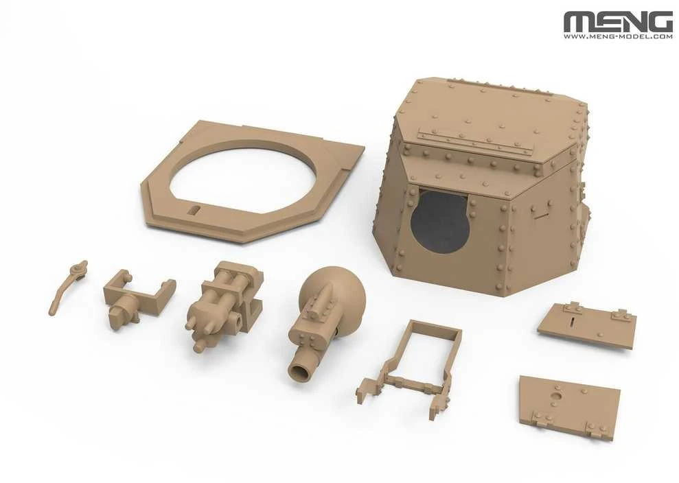 Meng Model Meng TS-059 Renault FT 75 BS 1/35 plastikinis tanko modelio rinkinys