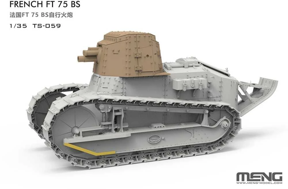 Meng Model Meng TS-059 Renault FT 75 BS 1/35 plastikinis tanko modelio rinkinys