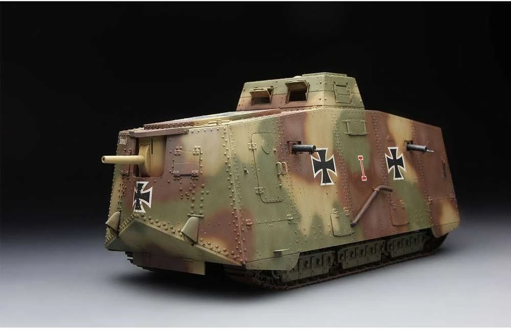 Meng Model Meng Vokiečių tankas A7V (Krupp) 1/35 plastikinis modelis TS-017