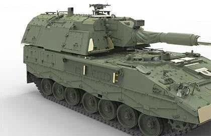Meng Model Meng vokiška savaeigė haubica PzH 2000, 1/35 plastikinis modelis