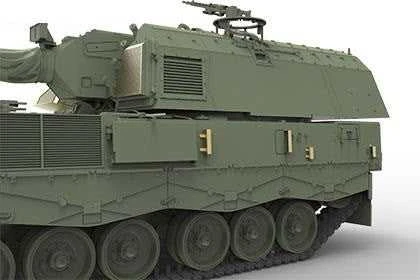 Meng Model Meng vokiška savaeigė haubica PzH 2000, 1/35 plastikinis modelis