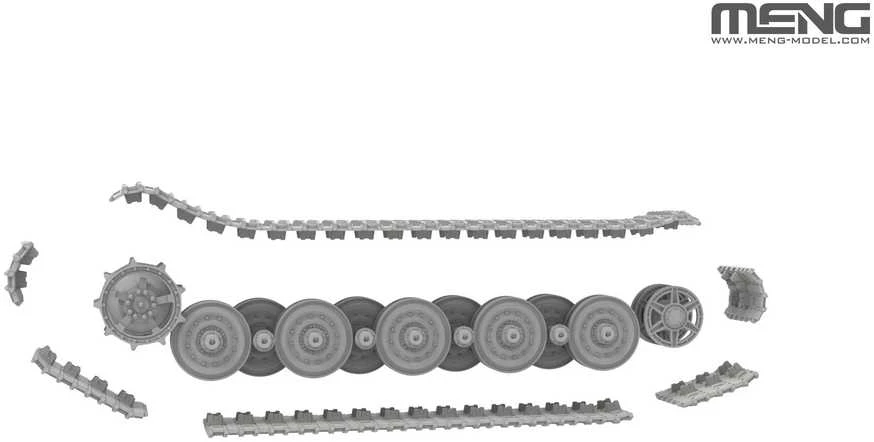 Meng Model Meng vokiškas sunkus tankas King Tiger Porsche, 1/72 plastikinis