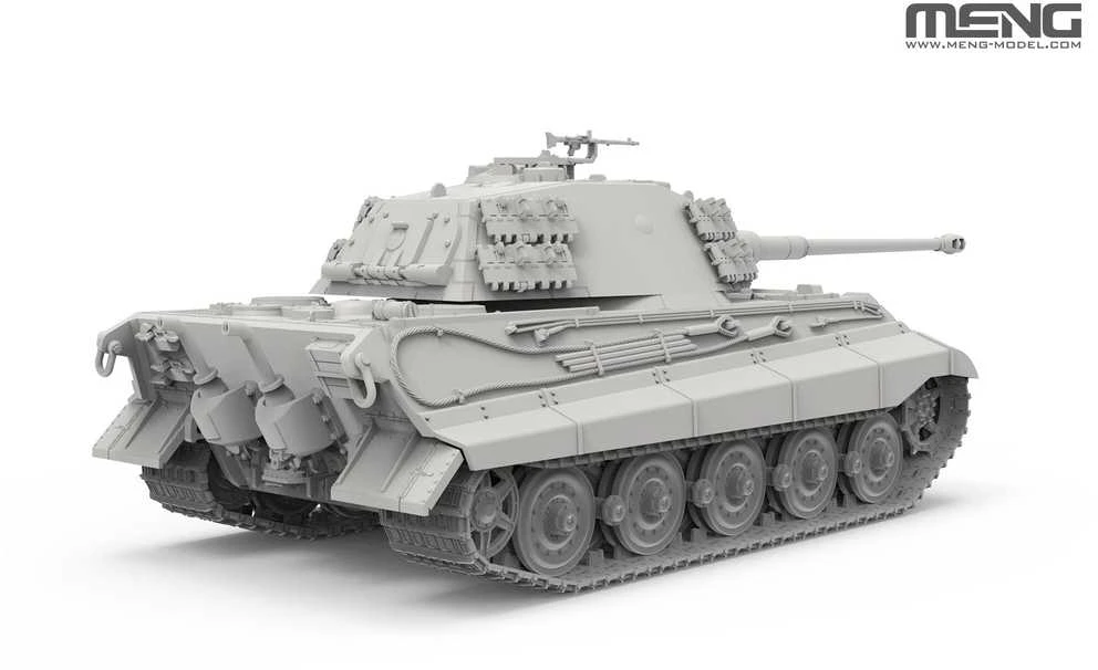 Meng Model Meng vokiškas sunkus tankas King Tiger Porsche, 1/72 plastikinis
