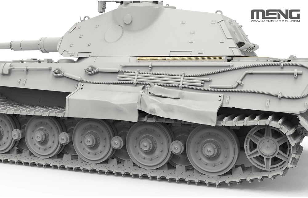 Meng Model Tankas King Tiger Sd.Kfz. 182 operacija Goodwood 1944 Meng 1/35 ES-011