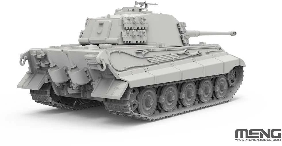 Meng Model Vokiečių sunkusis tankas King Tiger 1/72, plastikinis modelis