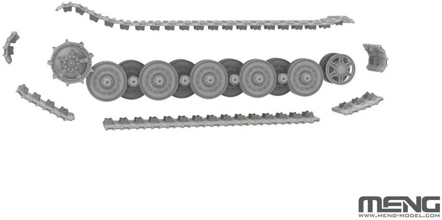 Meng Model Vokiečių sunkusis tankas King Tiger 1/72, plastikinis modelis