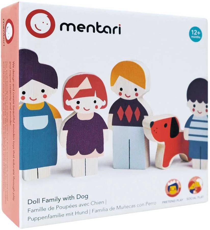 Mentari Lėlių šeimynėlė su šuniuku