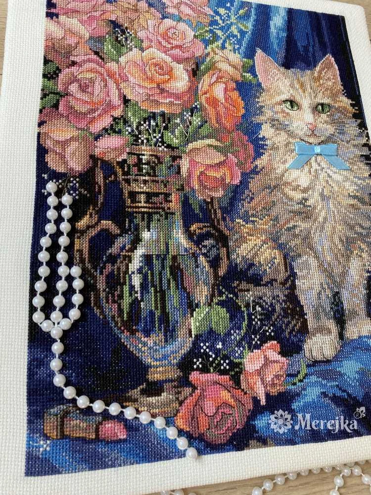 Merejka Kryželiu siuvinėjimo rinkinys "Rosie" 22,5x30 cm SK236