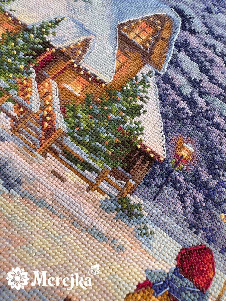 Merejka Kalėdinis kryželiu siuvinėjimo rinkinys „Carol of the Bells“ 30x41 cm