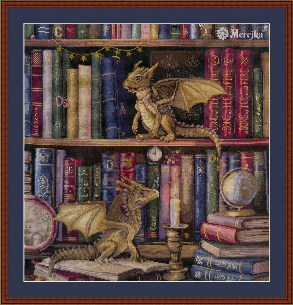Merejka Siuvinėjimo kryželiu rinkinys "The Moth Hunters" 37x39 cm SK266