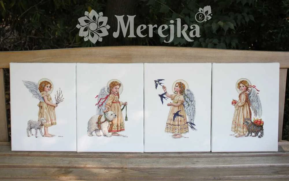 Merejka Kryželių siuvinėjimo rinkinys Summer Vibes 22x28 SK258B