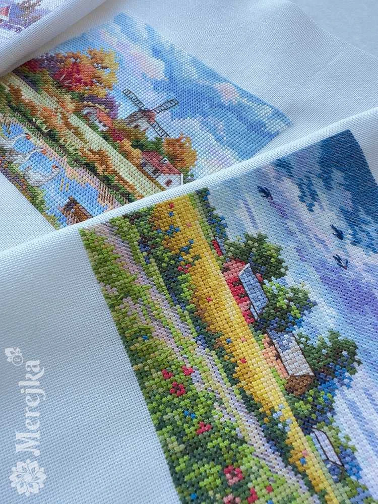 Merejka Siuvinėjimo kryželiu rinkinys „Vasara“ 11,5×11,5 cm – puiki dovana