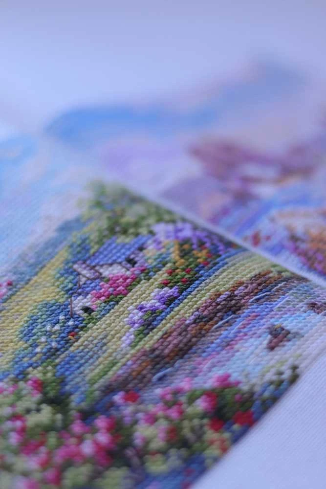 Merejka Kryželių siuvinėjimo rinkinys Pavasaris 11,5x11,5 cm SK268B