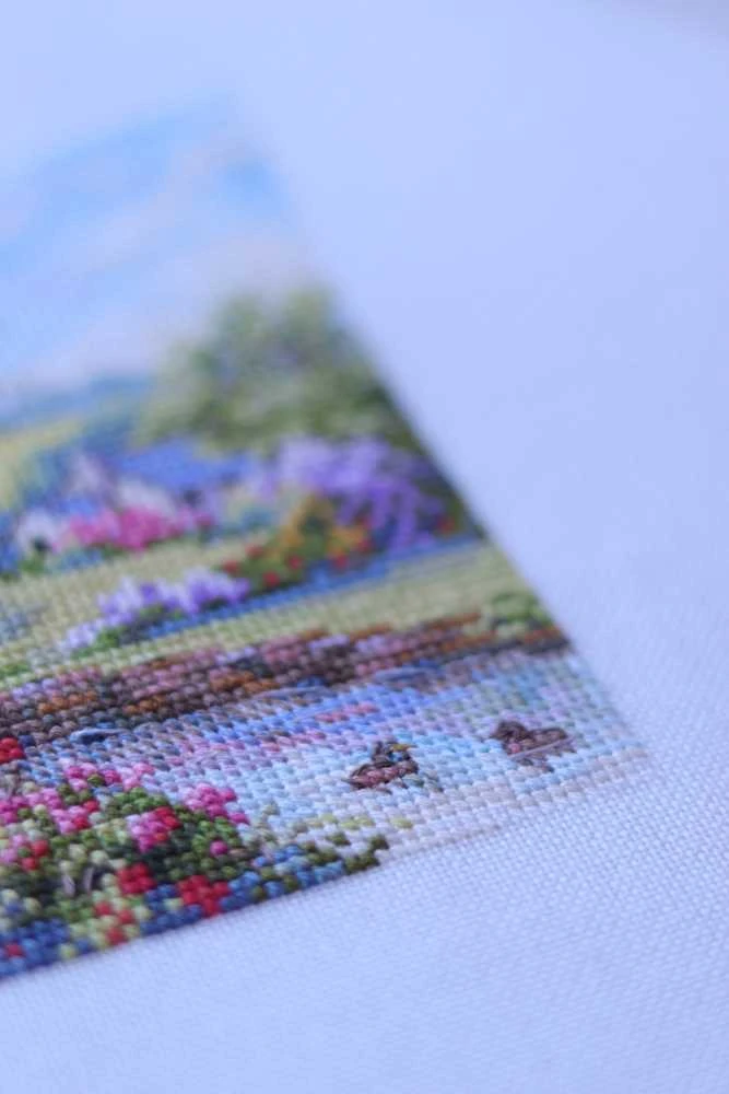 Merejka Kryželių siuvinėjimo rinkinys Pavasaris 11,5x11,5 cm SK268B