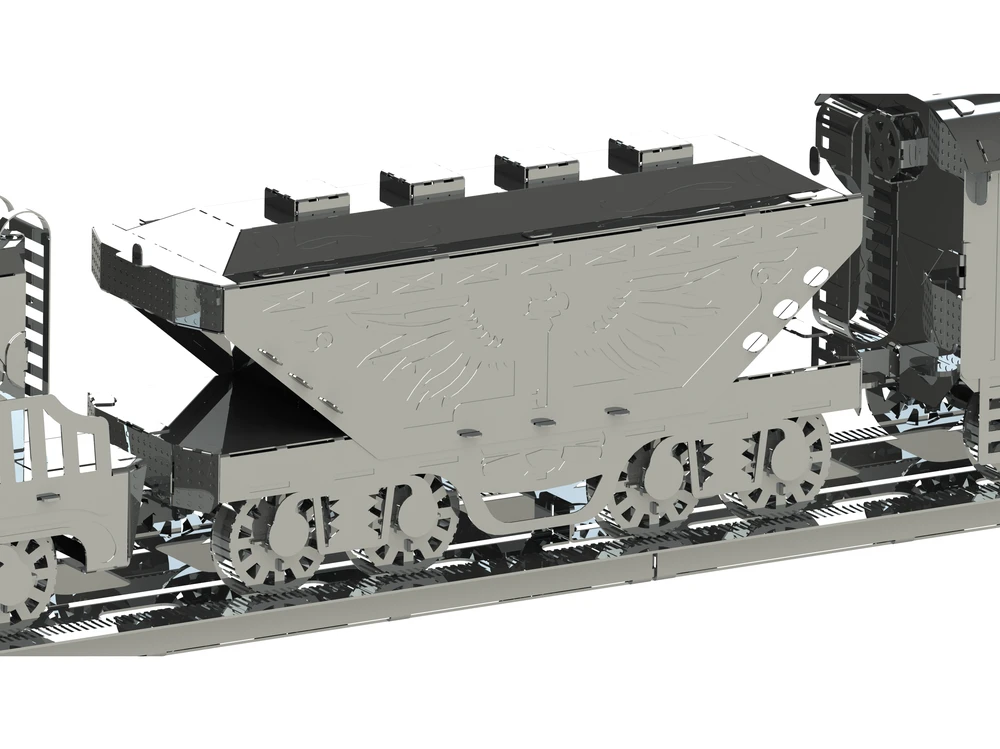 Metal Time Models Metal Time Heavy Loco – mechaninis metalinis lokomotyvo konstruktorius, 234 d.