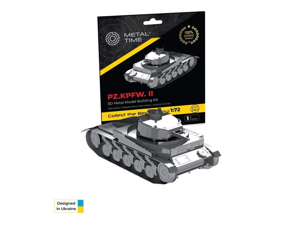Metal Time Models Metal Time Pz.Kpfw. II tanko metalinis konstruktorius 1:72 (MT060)